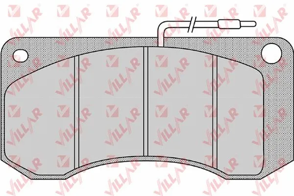 Kit de plaquettes de frein, frein à disque VILLAR 626.1148