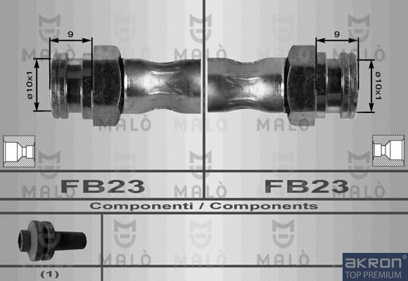Flexible de frein AKRON-MALÒ 8448