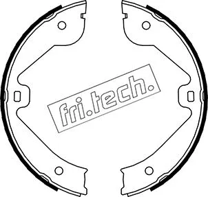 Jeu de mâchoires de frein, frein de stationnement fri.tech. 1052.131