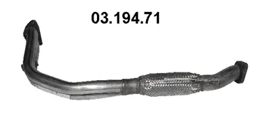 Tuyau d'échappement EBERSPÄCHER 03.194.71