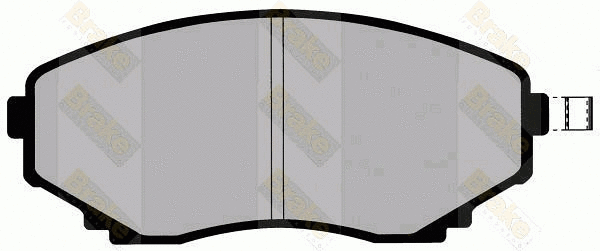 Kit de plaquettes de frein, frein à disque Brake ENGINEERING PA1364