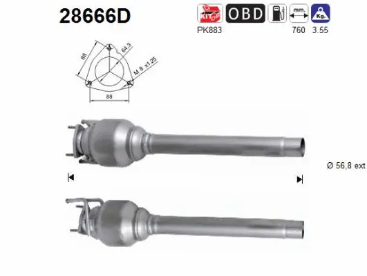 Catalyseur AS 28666D