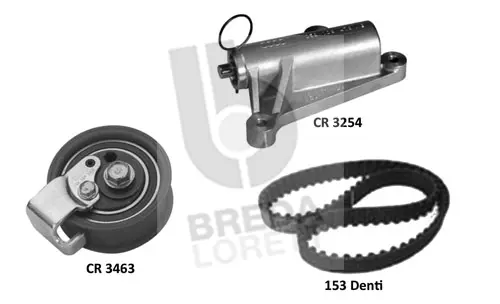 Kit de courroie crantée BREDA LORETT KCD0726