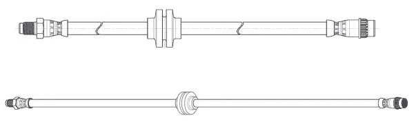 Flexible de frein CEF 514898