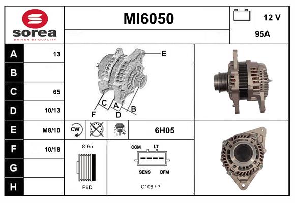 Alternateur SERA MI6050