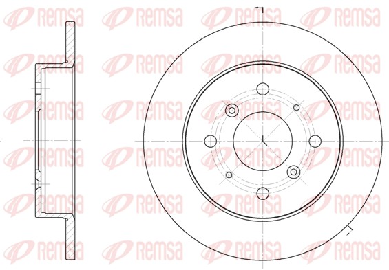 Disque de frein REMSA 6208.00