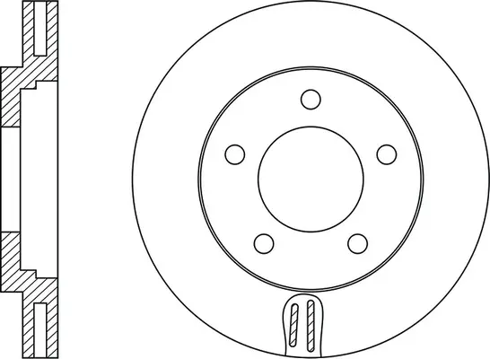 Disque de frein FIT FR0583V