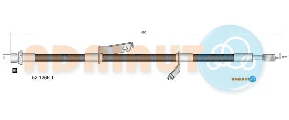 Flexible de frein ADRIAUTO 52.1266.1