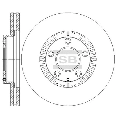 Disque de frein Hi-Q SD4438