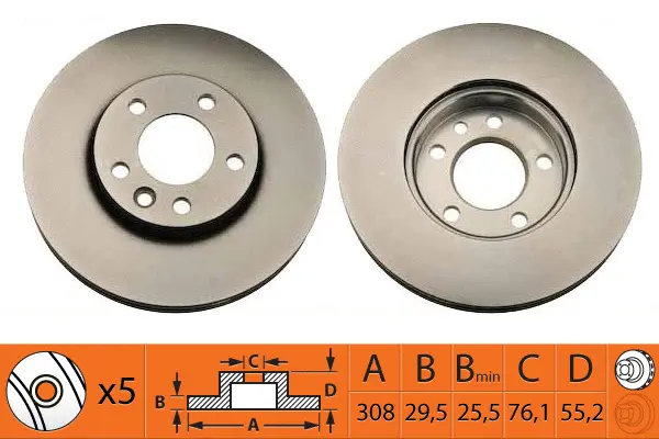 Disque de frein SB BR33139T
