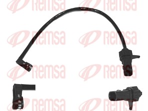 Contact d'avertissement, usure des plaquettes de frein REMSA 001077