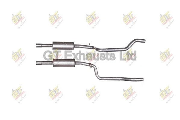 Silencieux central GT Exhausts GVW757