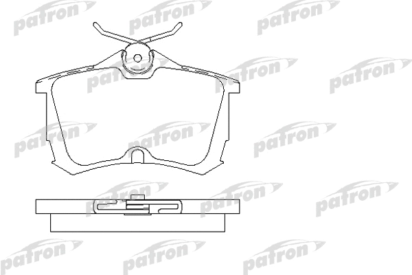 Kit de plaquettes de frein, frein à disque PATRON PBP1506