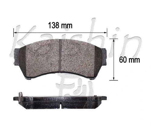 Kit de plaquettes de frein, frein à disque KAISHIN FK3146