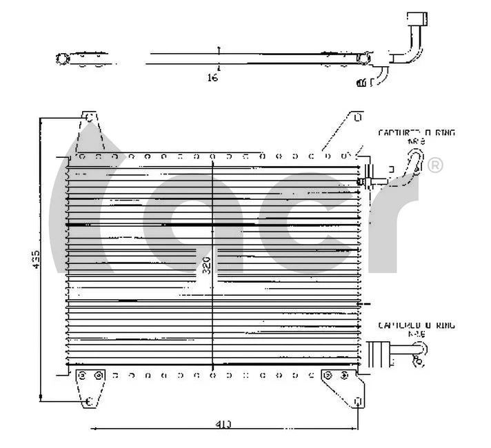 Condenseur, climatisation ACR 300391
