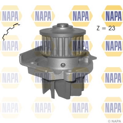 Pompe à eau, refroidissement du moteur NAPA NWP1501