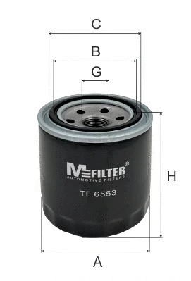 Filtre à huile MFILTER TF 6553