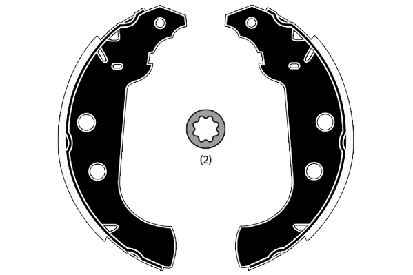 Jeu de mâchoires de frein RAICAM RA24981