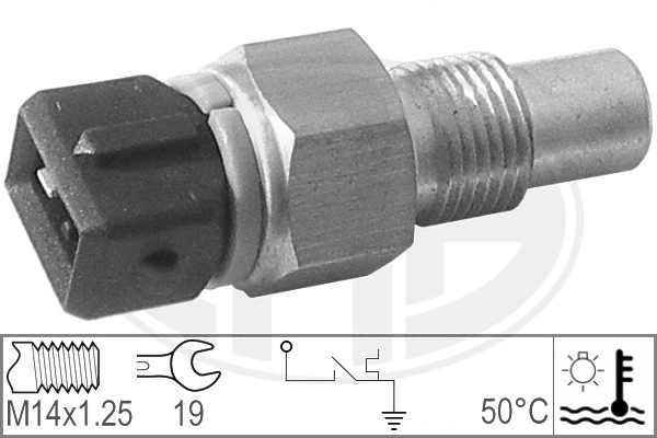 Contact thermique, voyant avertisseur de liquide de refroid. ERA 330645