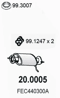 Catalyseur ASSO 20.0005