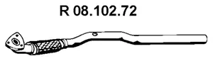 Tuyau d'échappement EBERSPÄCHER 08.102.72
