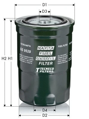 Filtre à carburant TECNECO FILTERS GS9529