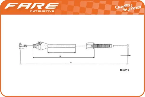 Câble d'accélération FARE-RCH 31049