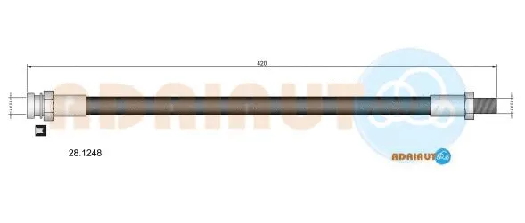 Flexible de frein ADRIAUTO 28.1248