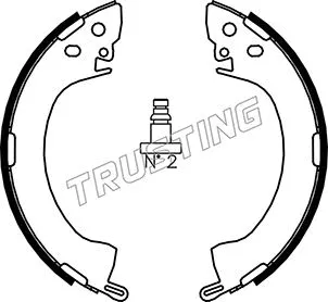 Jeu de mâchoires de frein TRUSTING 064.154