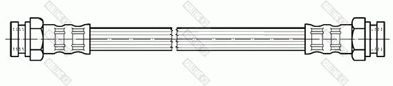 Flexible de frein GIRLING 9001356