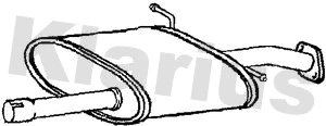 Silencieux central KLARIUS 210928