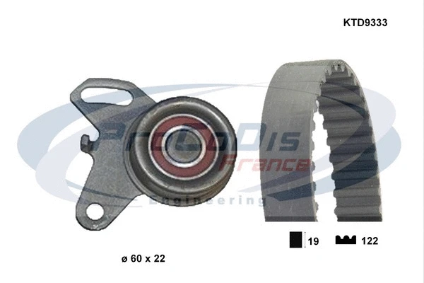 Kit de courroie crantée PROCODIS FRANCE KTD9333