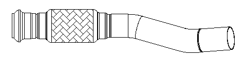 Tuyau d'échappement Vellerand 15580