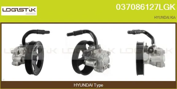 Pompe hydraulique, direction LGK 037086127LGK