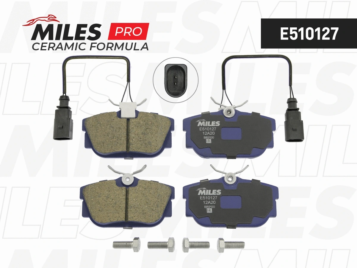 Kit de plaquettes de frein, frein à disque MILES E510127