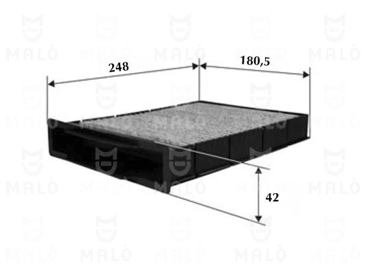 Filtre, air de l'habitacle AKRON-MALÒ 1530832
