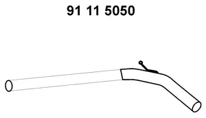 Tuyau d'échappement EBERSPÄCHER 91 11 5050