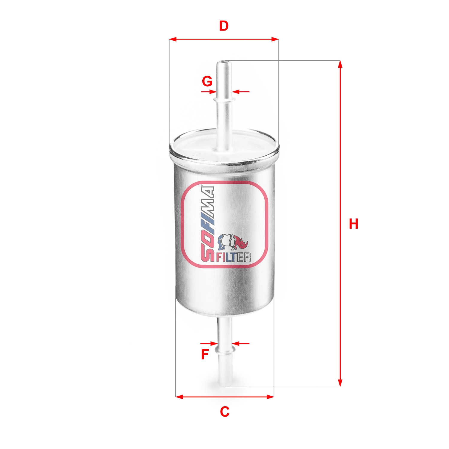 Filtre à carburant SOFIMA S 1769 B
