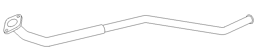 Tuyau d'échappement Vellerand 14663