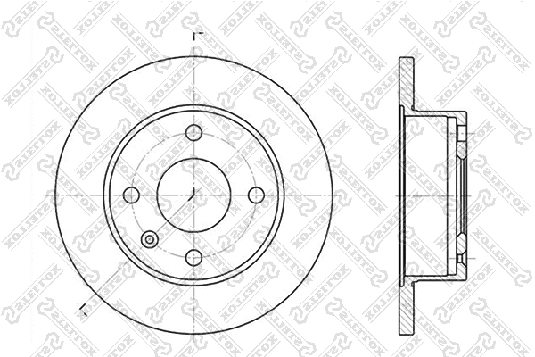 Disque de frein STELLOX 6020-2512-SX