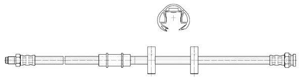 Flexible de frein CEF 511394