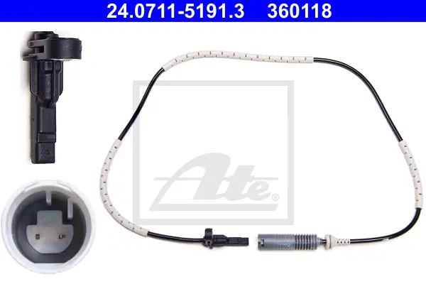 Capteur, vitesse de roue ATE-APAC 24.0711-5191.3