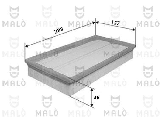 Filtre à air AKRON-MALÒ 1500104
