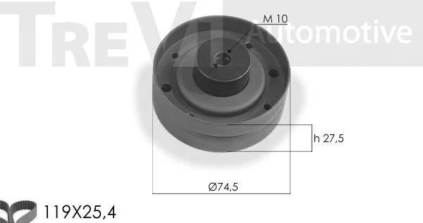 Kit de courroie crantée TREVI AUTOMOTIVE KD1110
