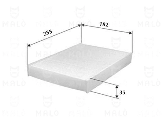 Filtre, air de l'habitacle AKRON-MALÒ 1532151