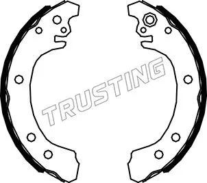 Jeu de mâchoires de frein TRUSTING 115.328