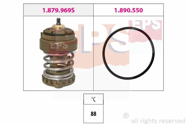 Thermostat, liquide de refroidissement MDR EPS-1879 969