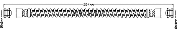 Flexible de frein JURATEK JBH1071R