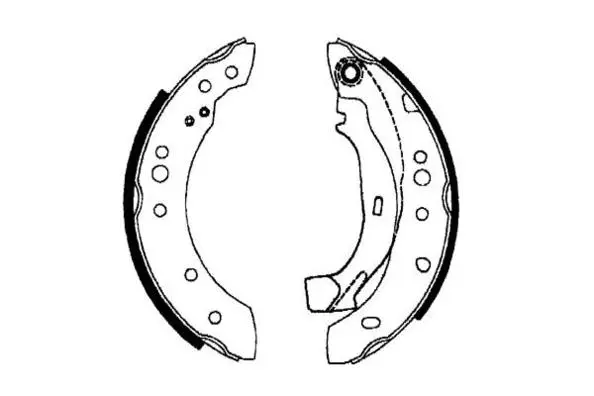Jeu de mâchoires de frein E.T.F. 09-0590