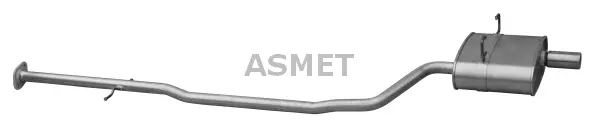 Silencieux arrière ASMET 12.019